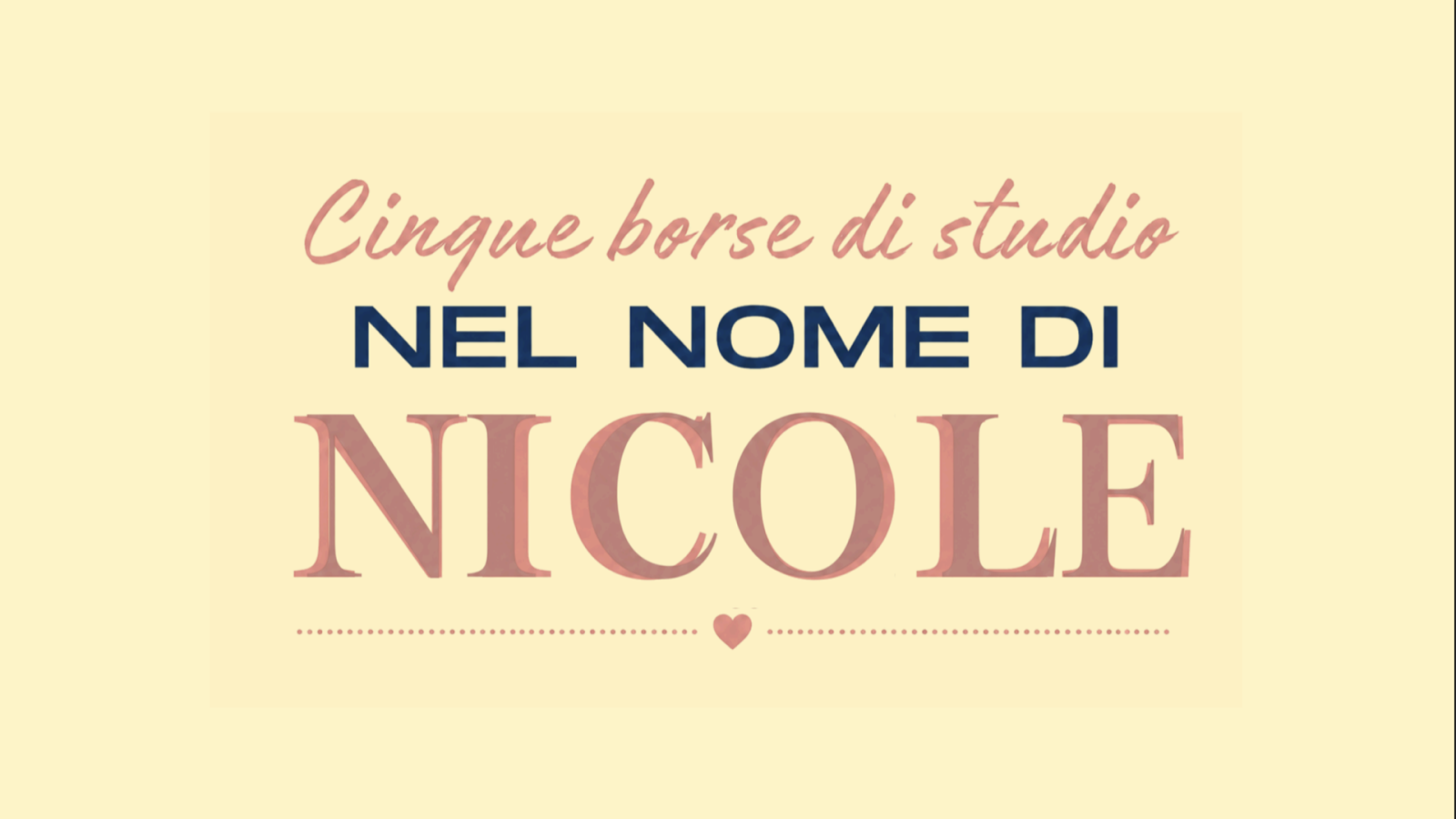 Con «Project Nicky» l’eredità di Nicole Foglieni diventa speranza e cura per il futuro